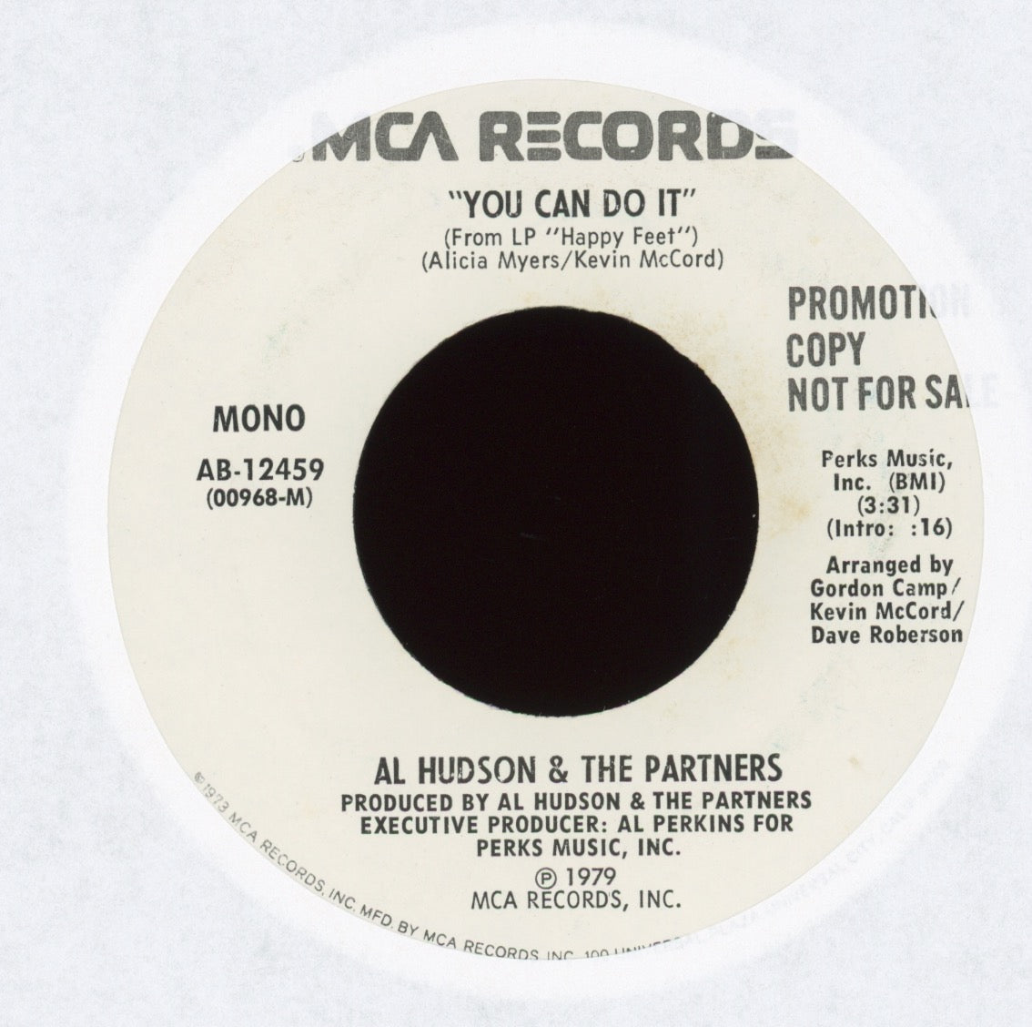 Al Hudson & The Partners - You Can Do It on MCA Promo