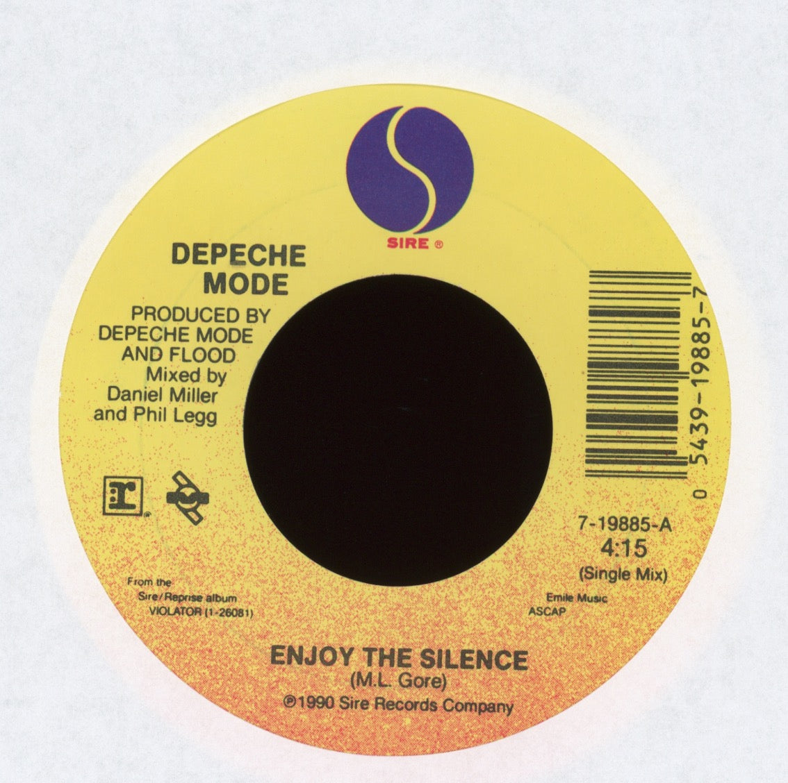 Depeche Mode - Enjoy The Silence on Sire