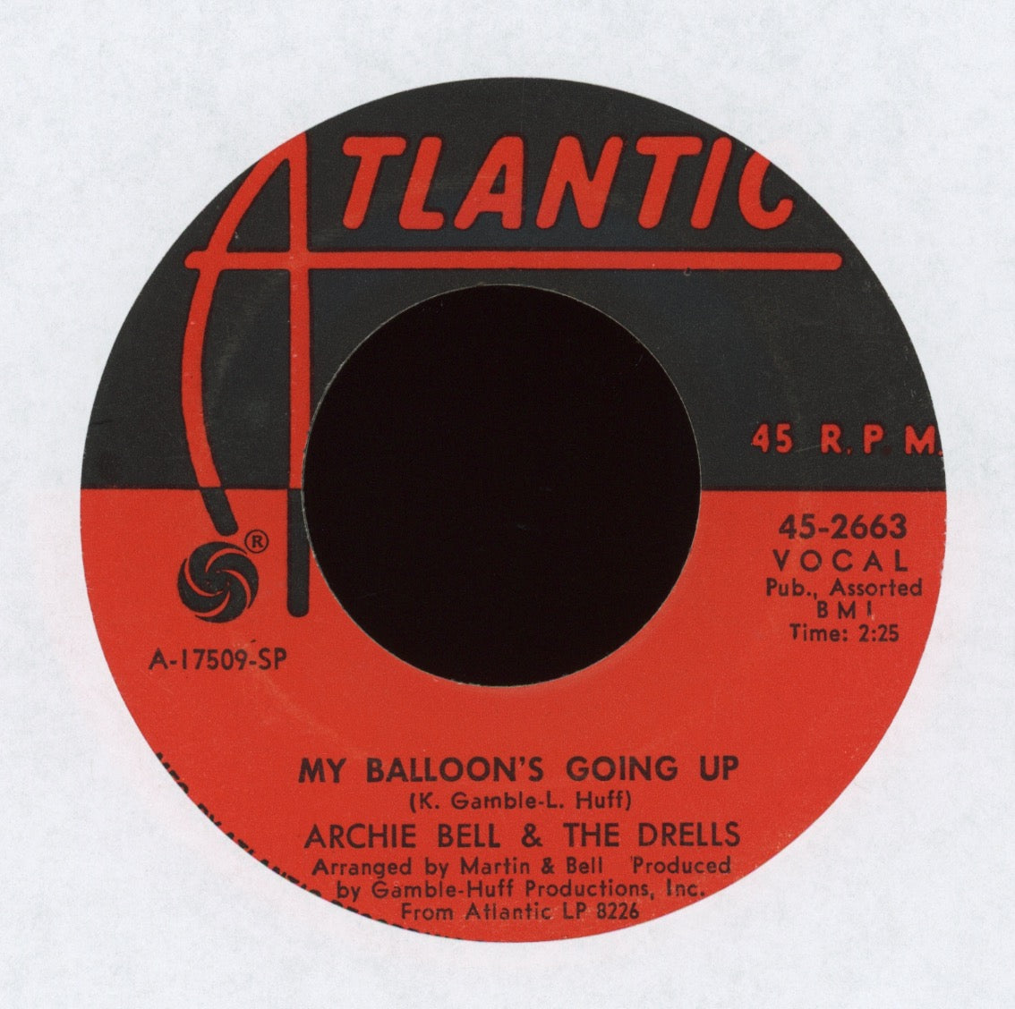 Archie Bell & The Drells - My Balloon's Going Up on Atlantic