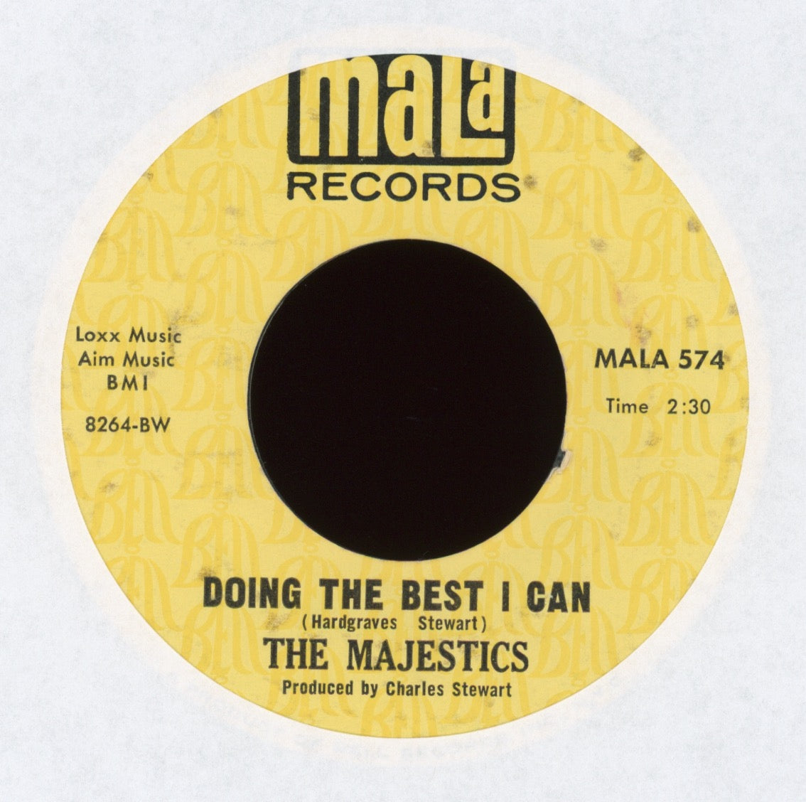 The Majestics - Doing The Best I Can on Mala