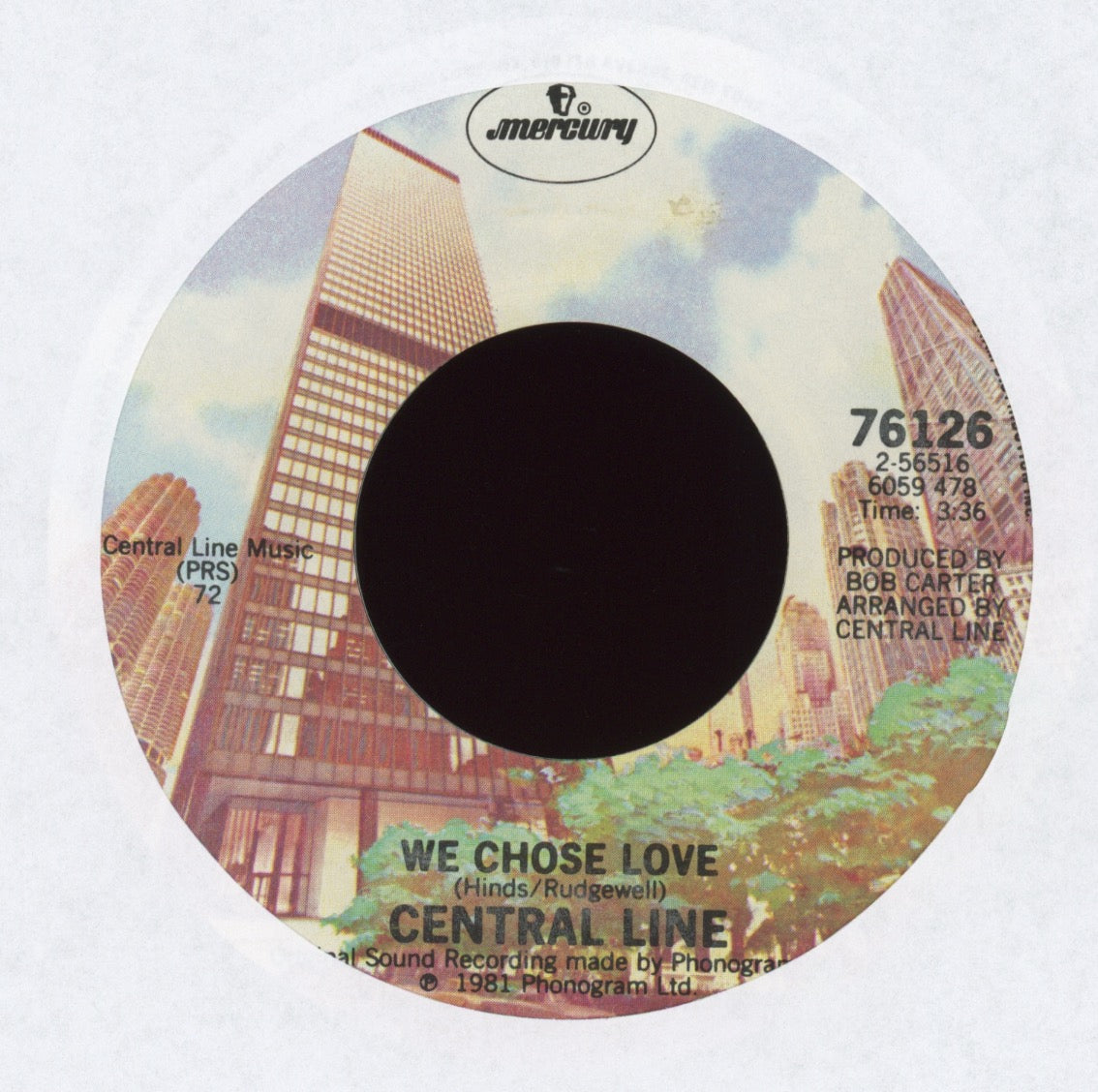 Central Line - Walking Into Sunshine on Mercury