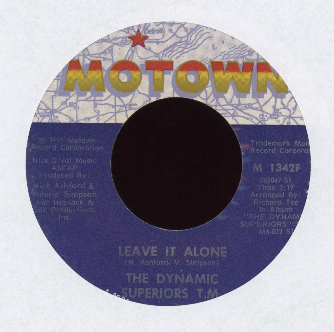 Dynamic Superiors - Leave It Alone on Motown