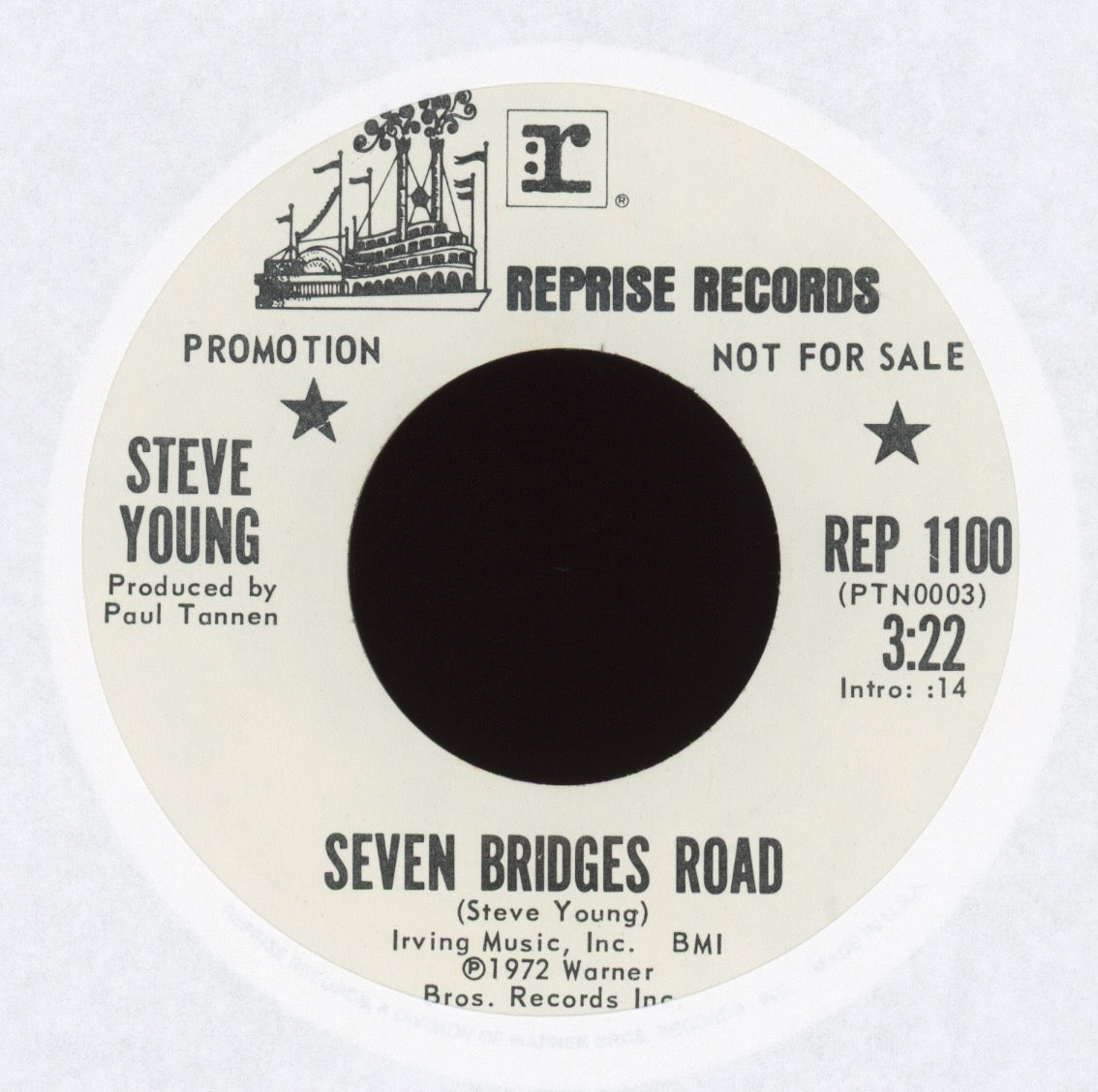 Steve Young - Seven Bridges Road on Reprise Promo