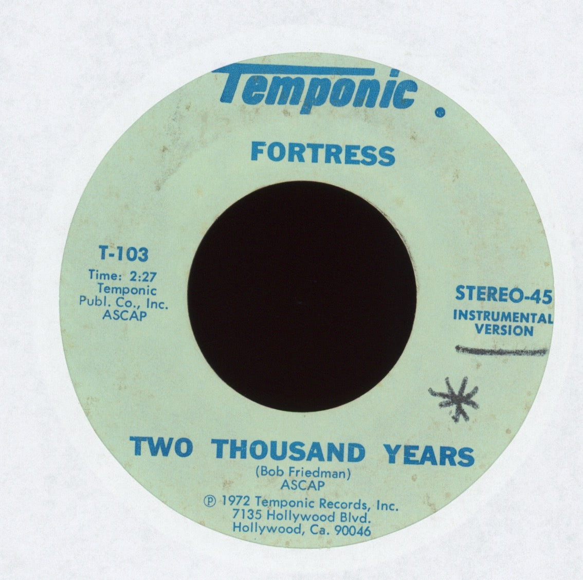 Fortress - Two Thousand Years on Temponic