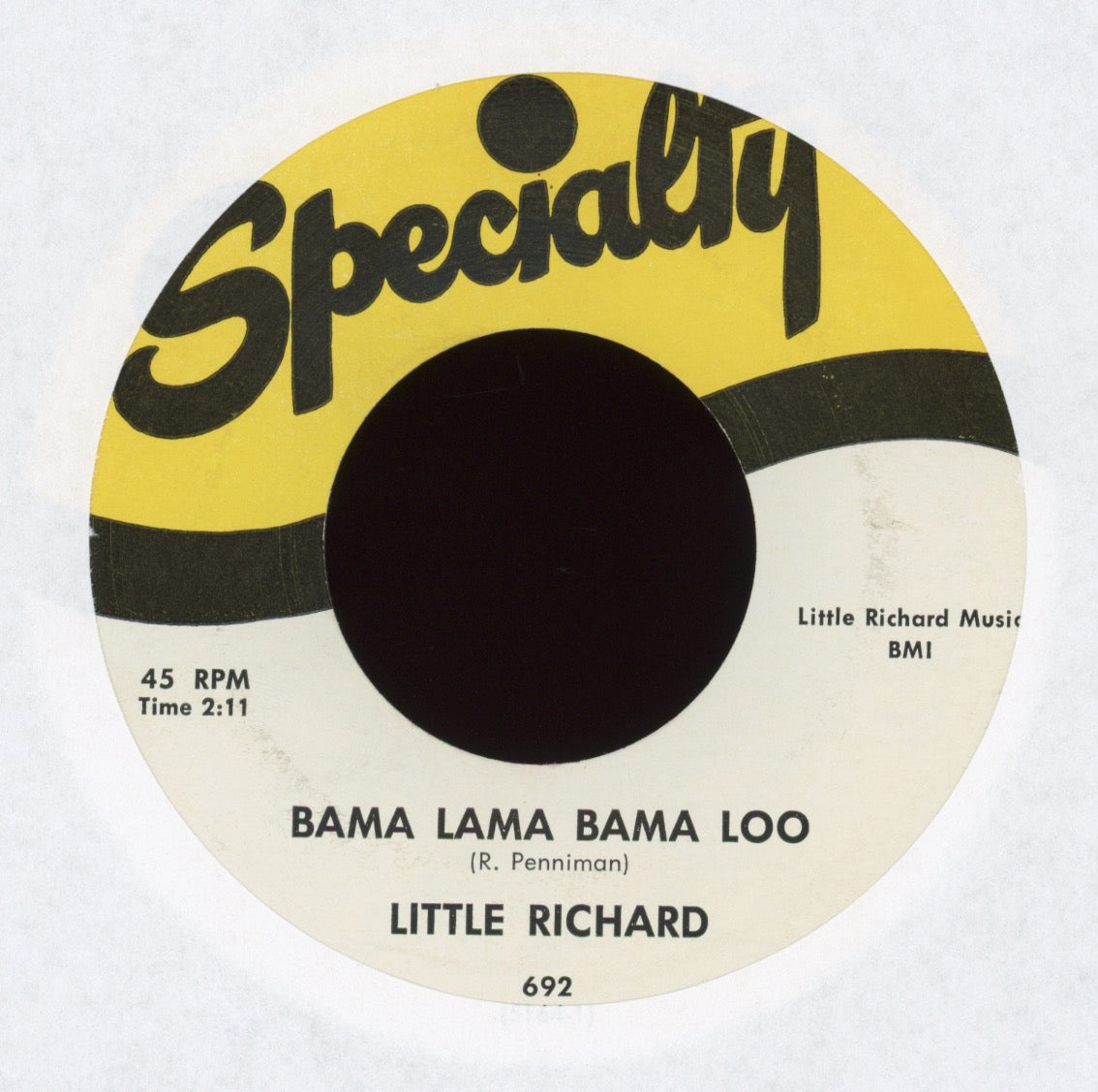 Little Richard - Bama Lama Bama Loo on Specialty