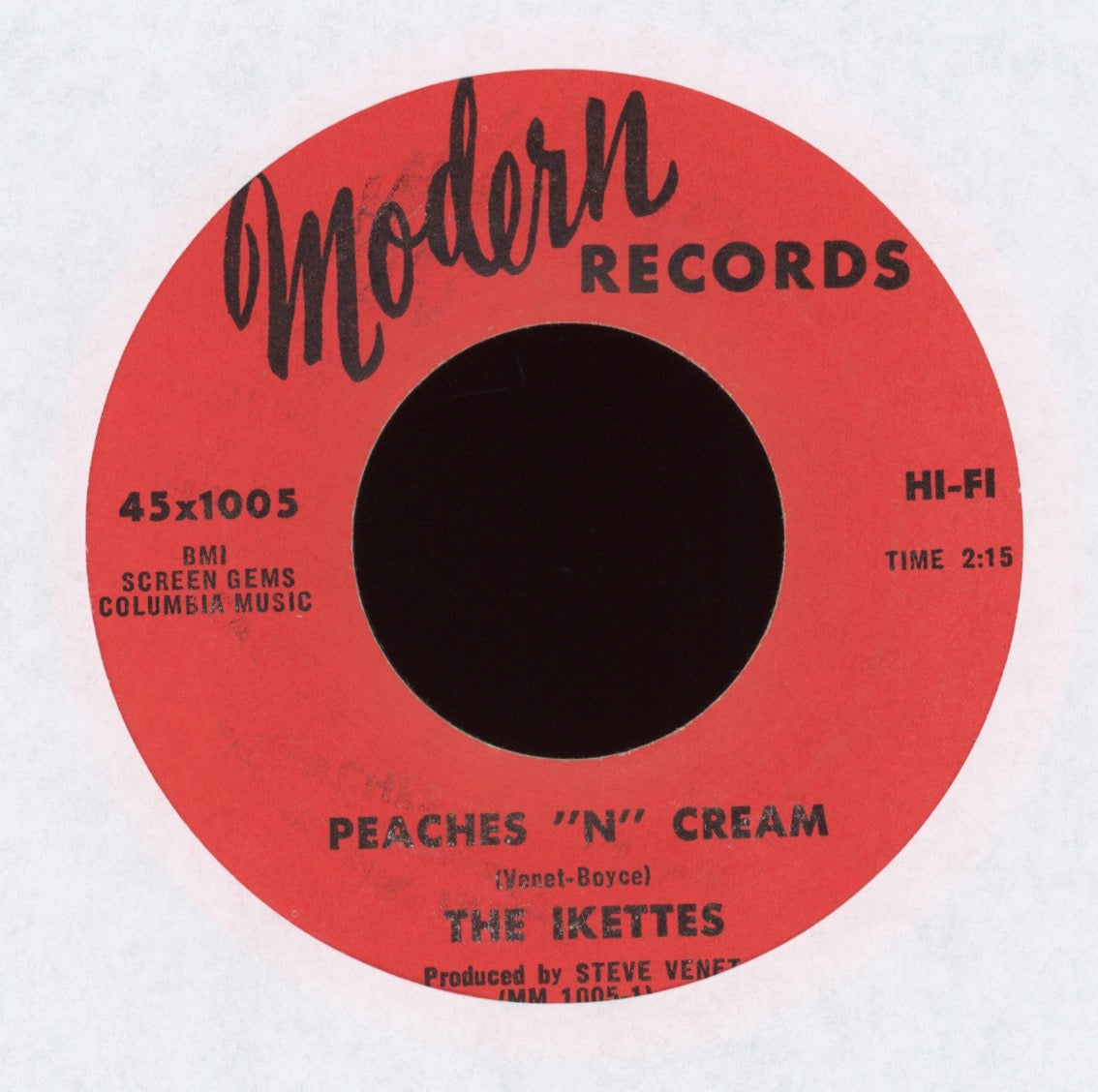 The Ikettes - Peaches "N" Cream on Modern