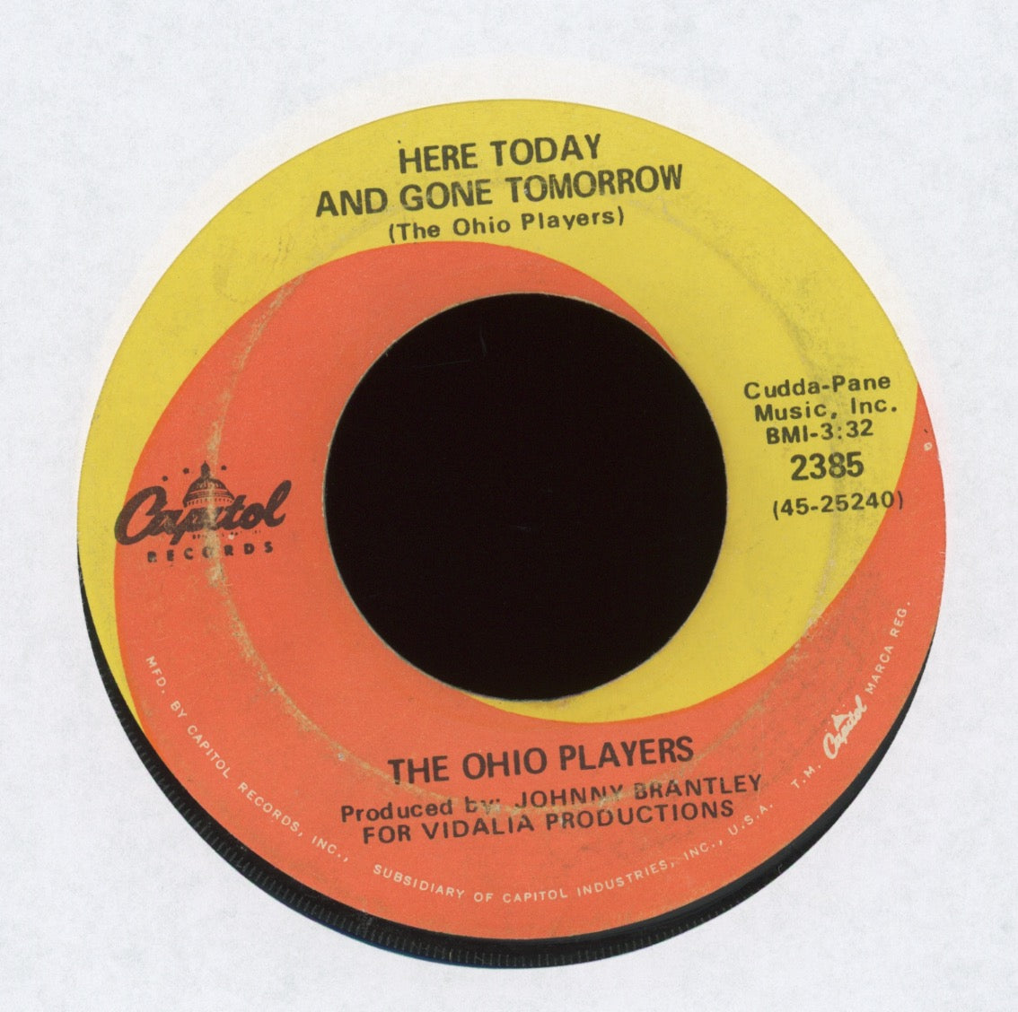 Ohio Players - Here Today And Gone Tomorrow on Capitol