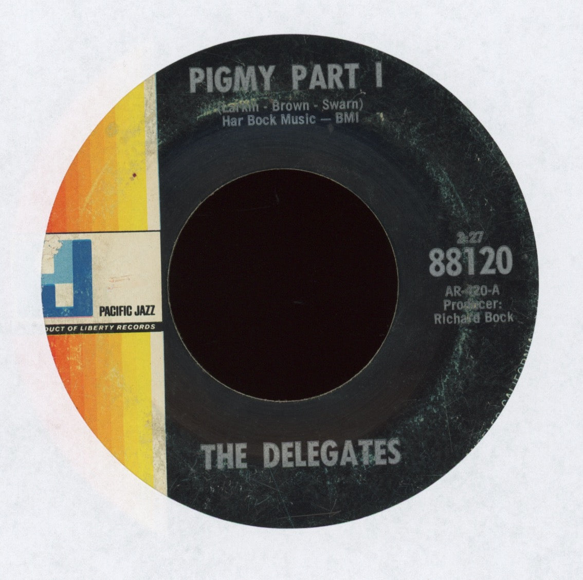 Billy Larkin And The Delegates - Pigmy Part I on Pacific Jazz