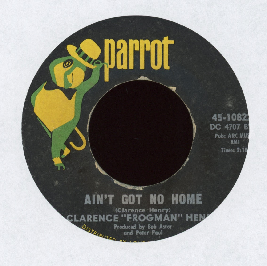Clarence "Frogman" Henry - Ain't Got No Home on Parrot
