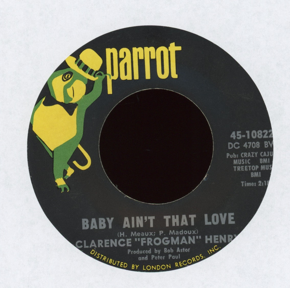 Clarence "Frogman" Henry - Ain't Got No Home on Parrot
