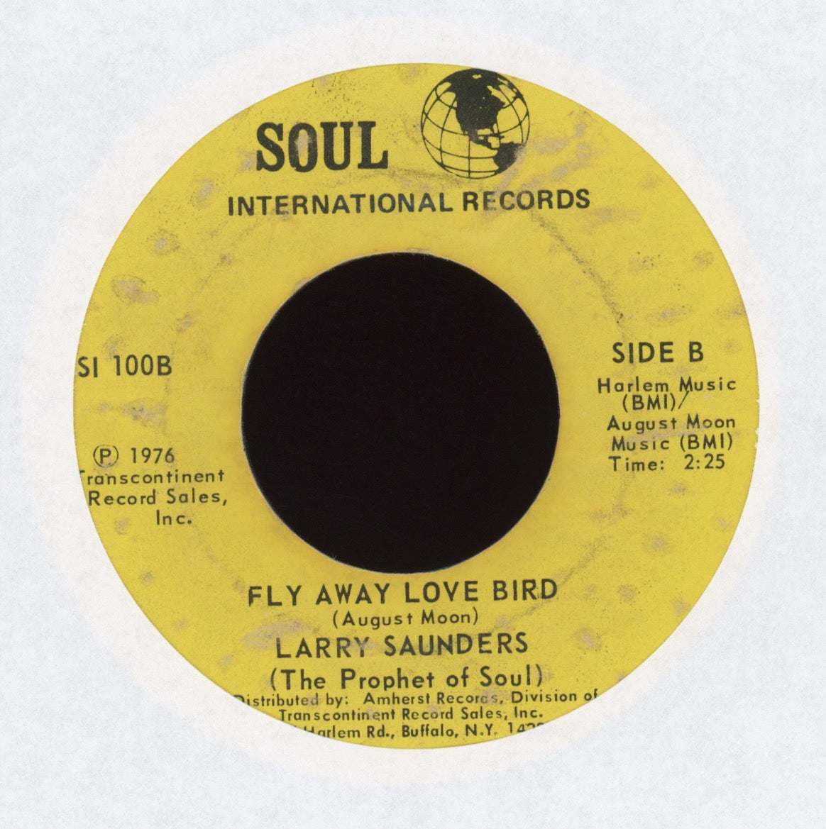 Larry Saunders - Fly Away Love Bird on Soul International