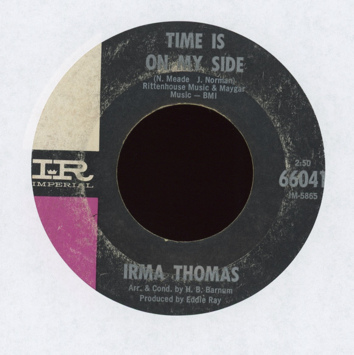 Irma Thomas - Time Is On My Side on Imperial