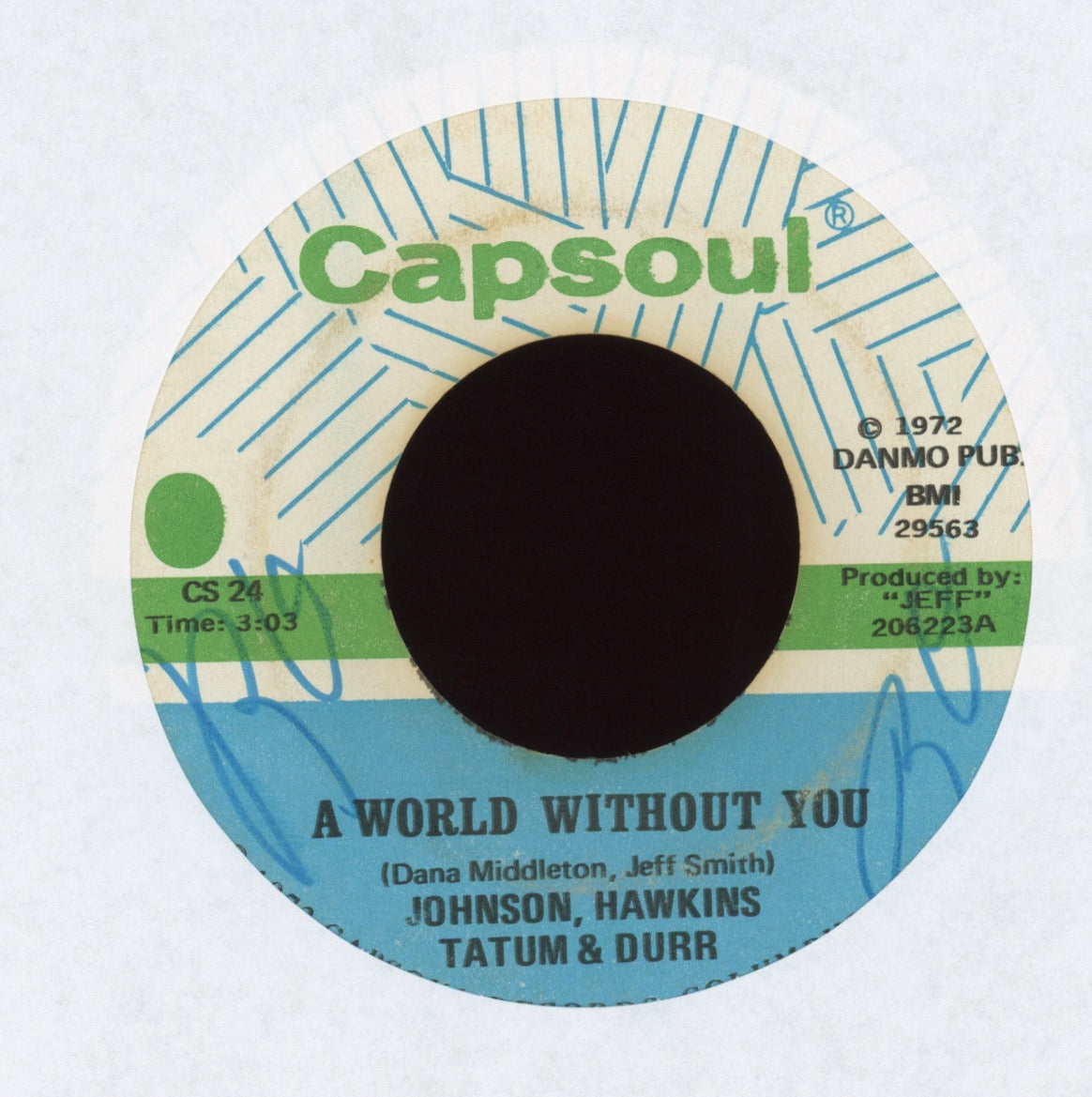 Johnson, Hawkins, Tatum & Durr - You're All I Need To Make It on Capsoul