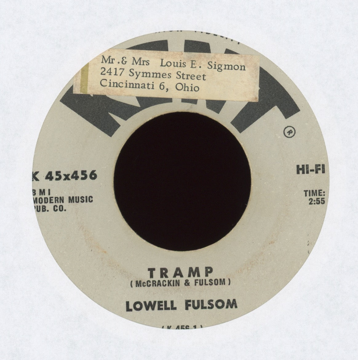 Lowell Fulsom - Tramp on Kent
