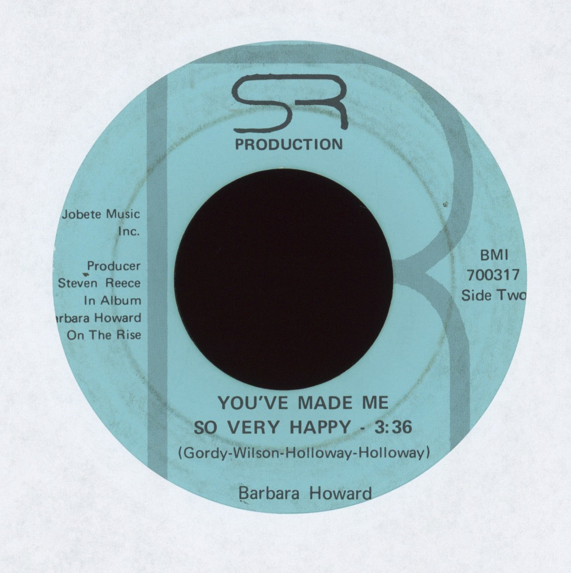 Barbara Howard - You Made Me So Very Happy on SR Production