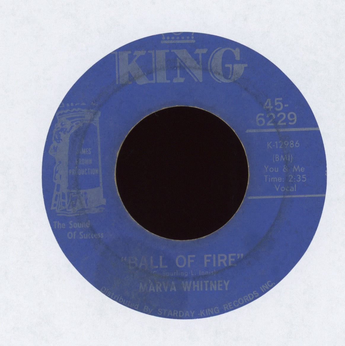 Marva Whitney - It's My Thing on King