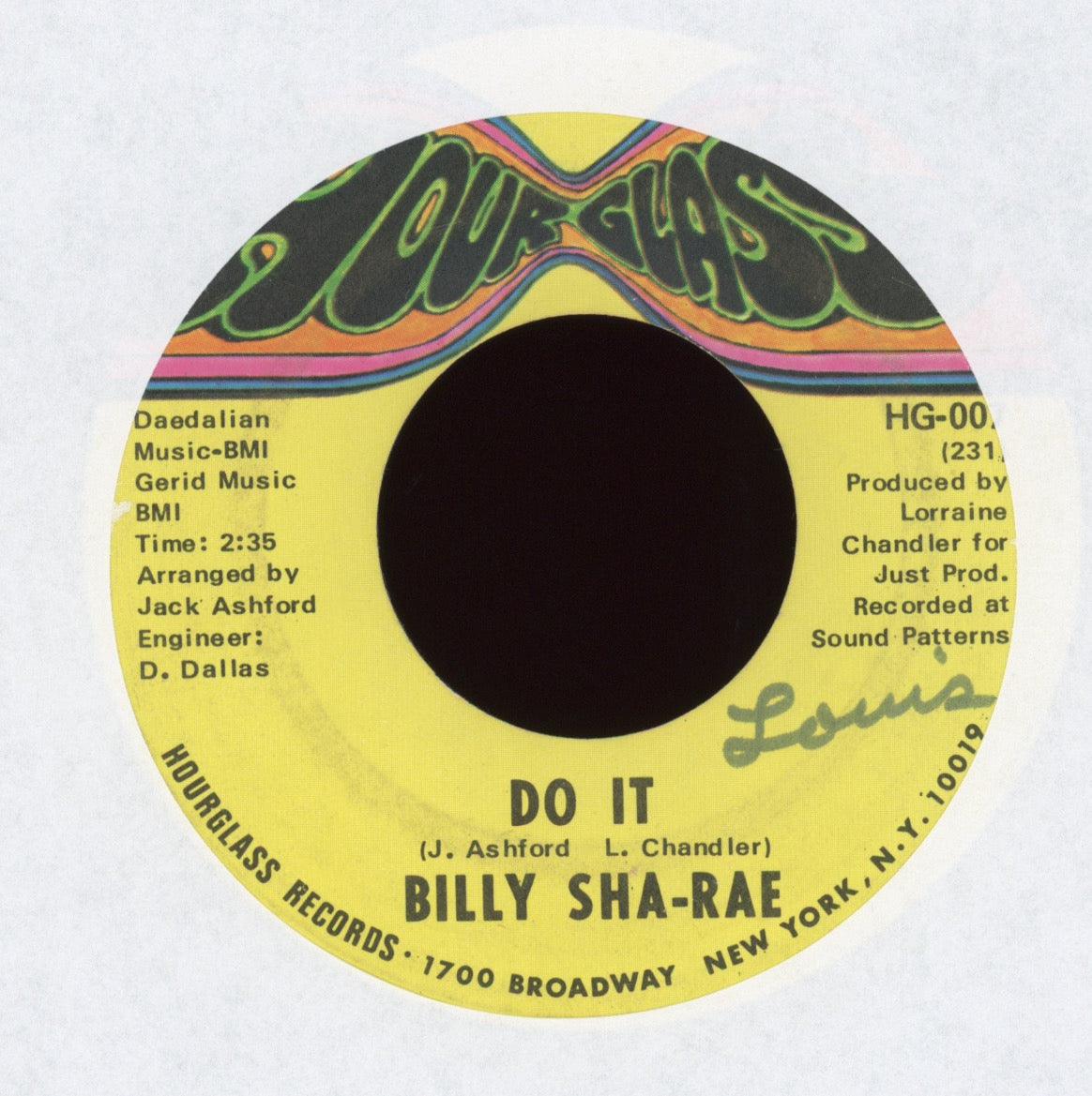 Billy Sha-Rae - Do It on Hourglass