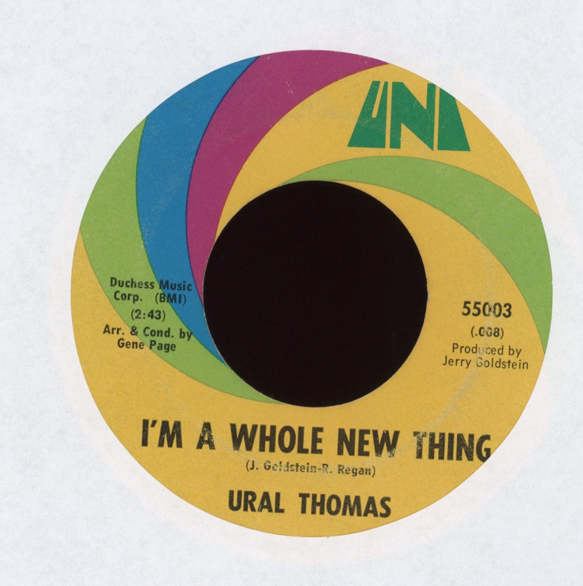 Ural Thomas - Can You Dig It? on Uni