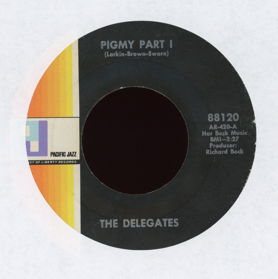 Billy Larkin And The Delegates - Pigmy Part I on Pacific Jazz