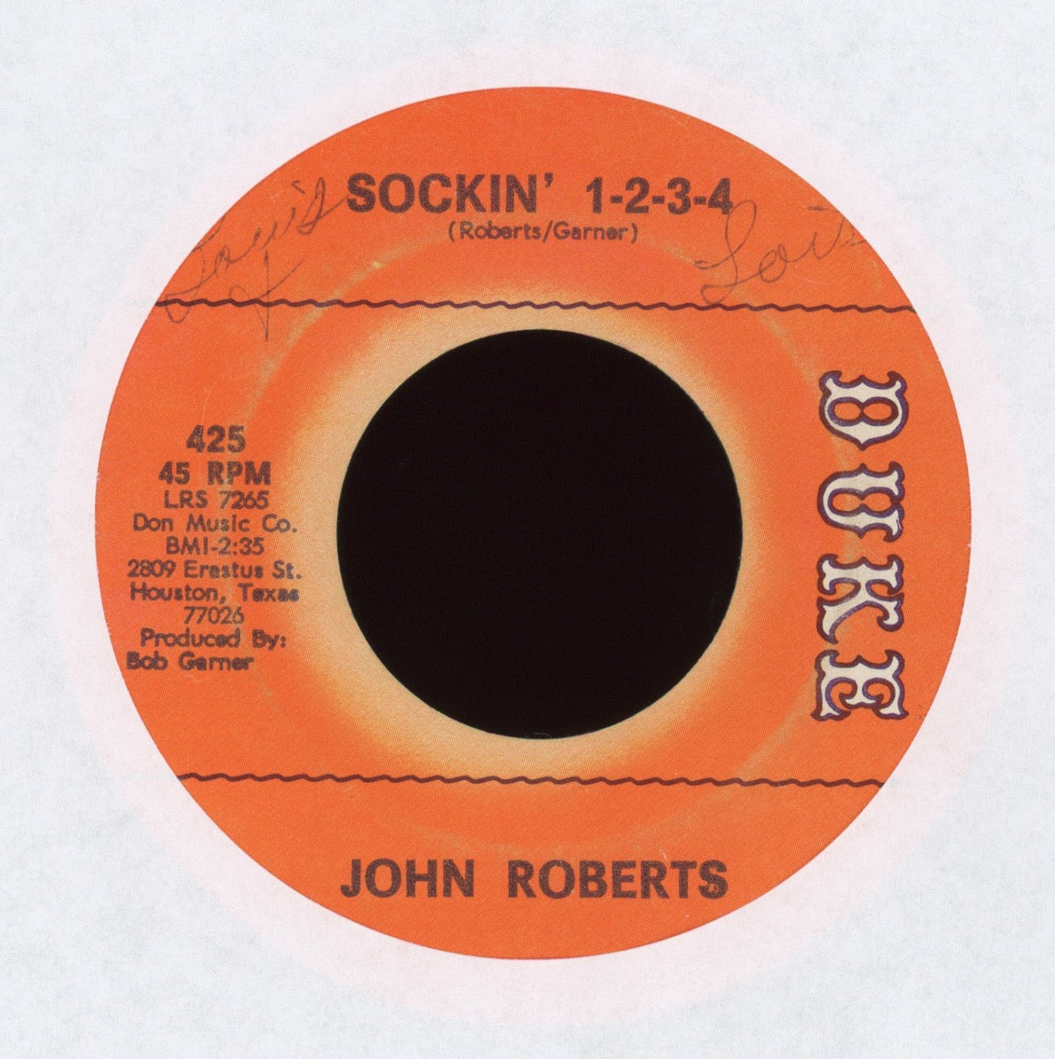 John Roberts - Sockin' 1-2-3-4 on Duke