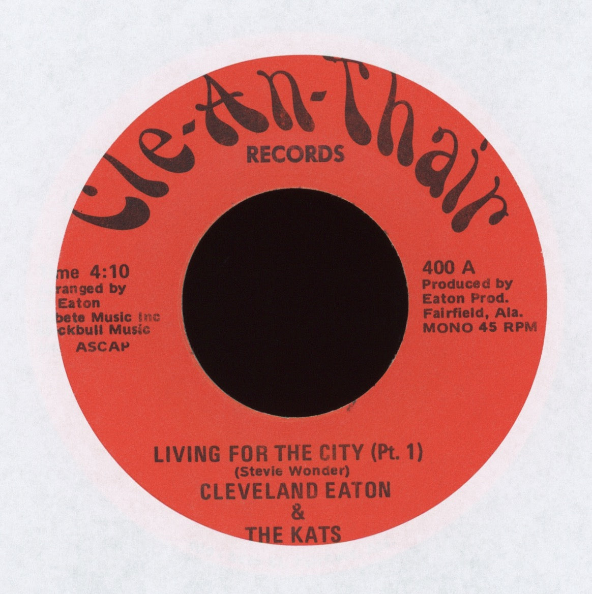 Cleveland Eaton & The Kats - Living For The City Pt1 on Cle-An-Thair