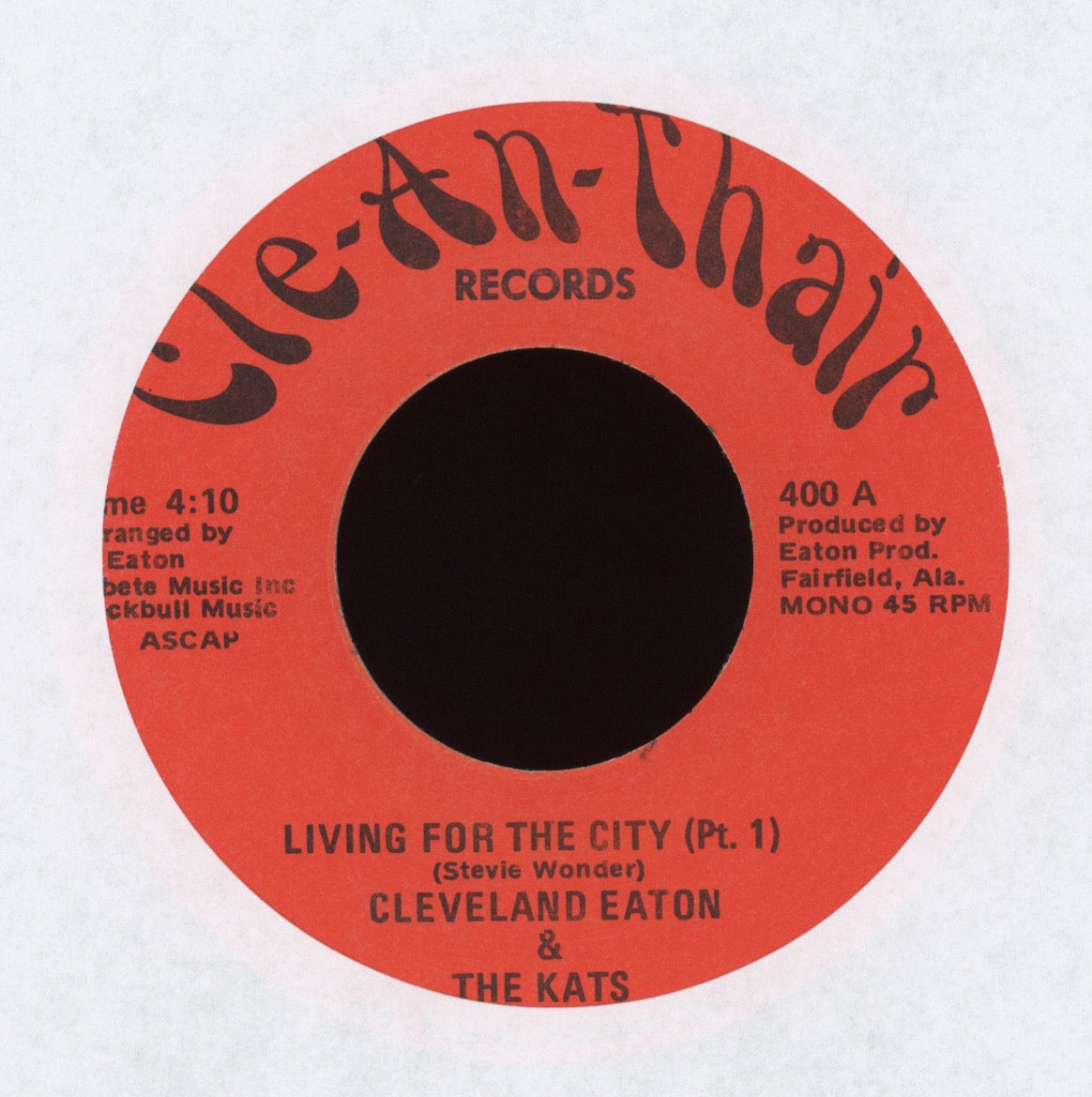 Cleveland Eaton & The Kats - Living For The City Pt1 on Cle-An-Thair
