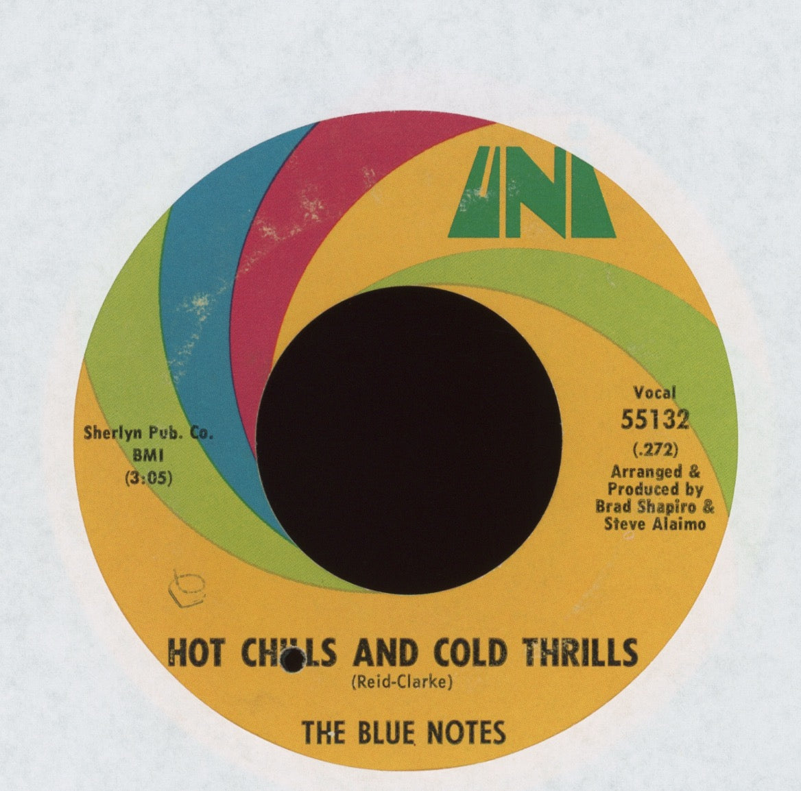 The Blue Notes - Hot Chills And Cold Thrills on Uni