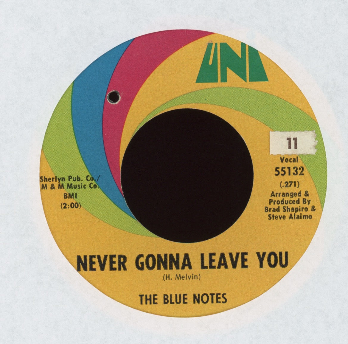 The Blue Notes - Hot Chills And Cold Thrills on Uni