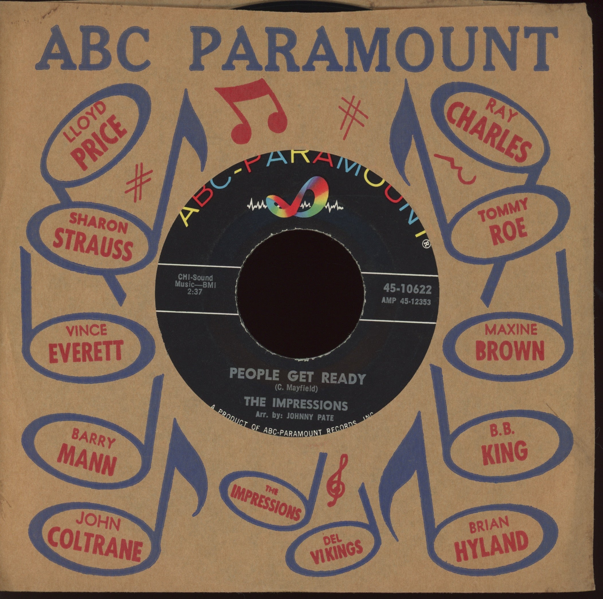 The Impressions - People Get Ready on ABC Paramount