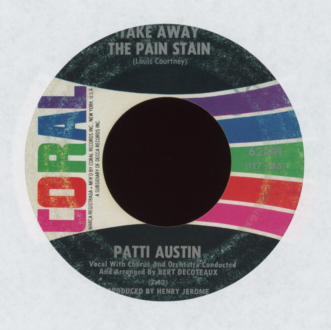 Patti Austin - Take Away The Pain Stain on Coral