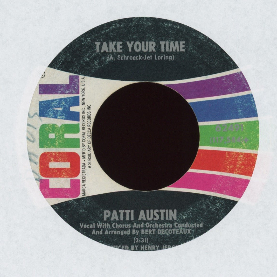 Patti Austin - Take Away The Pain Stain on Coral