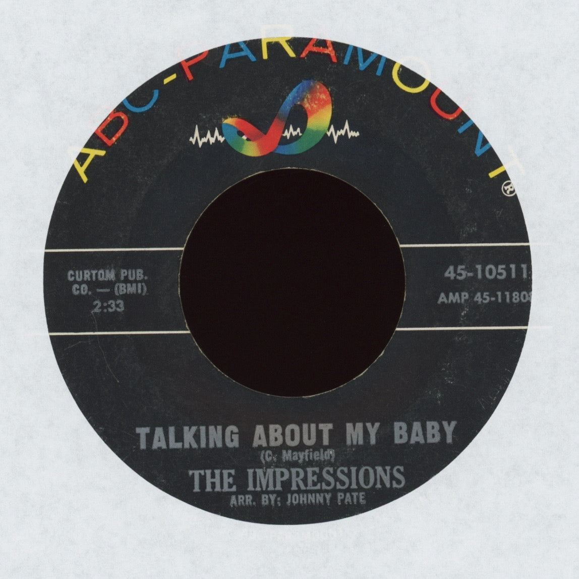 The Impressions - Talking About My Baby on ABC Paramount