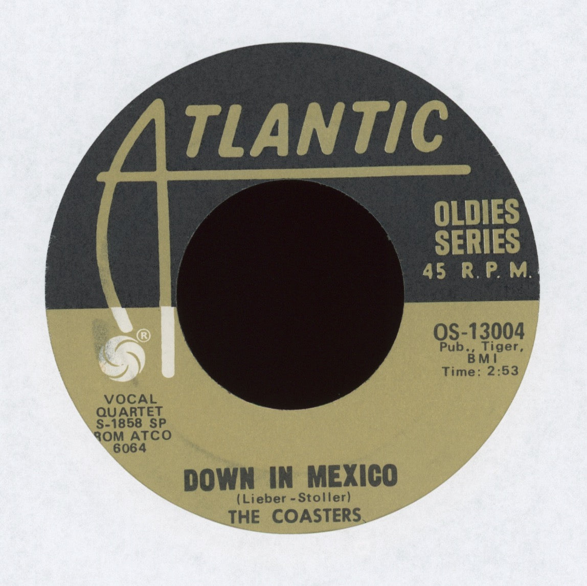 The Coasters - Down In Mexico on Atlantic Oldies Series Reissue