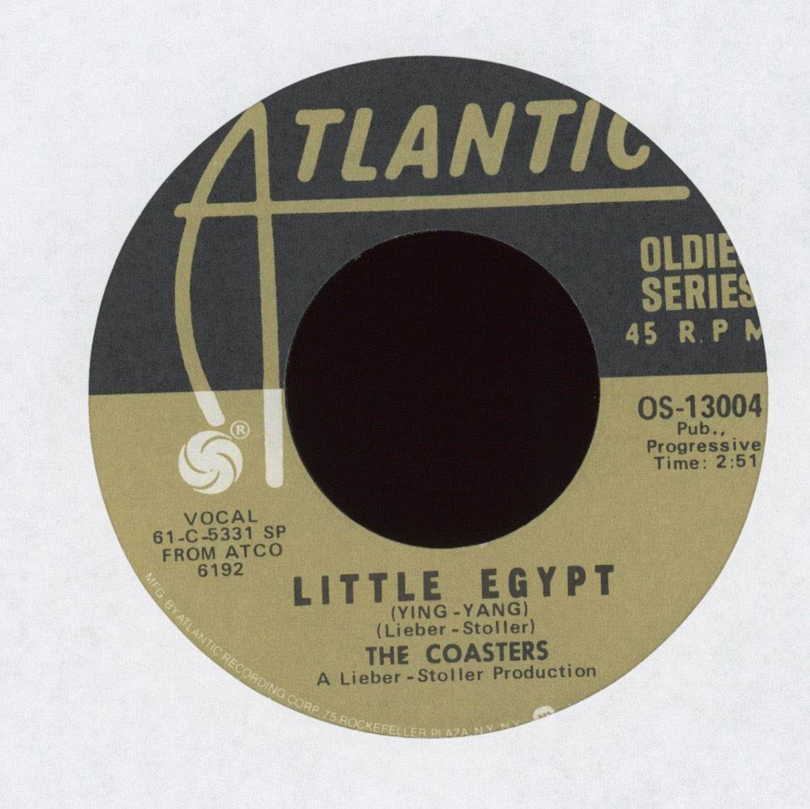 The Coasters - Down In Mexico on Atlantic Oldies Series Reissue