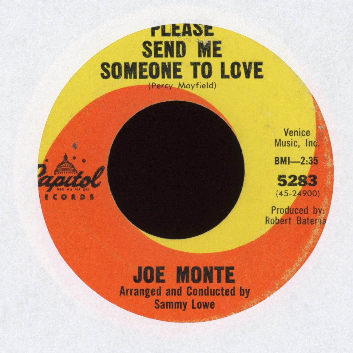 Joe Monte -  Hurtin' Myself on Capitol