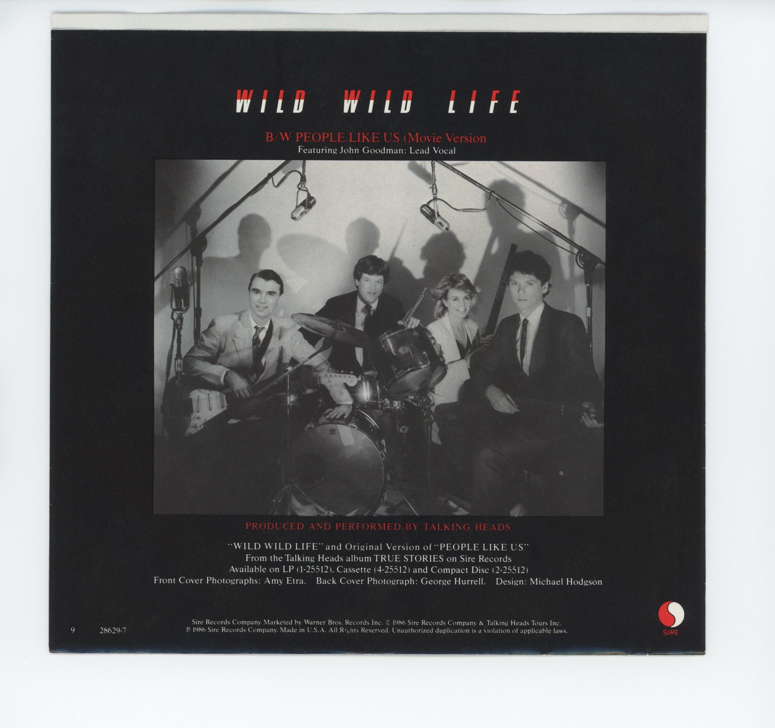 Talking Heads - Wild Wild Life on Sire Promo