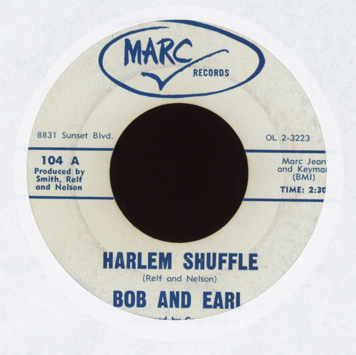 Bob & Earl - Harlem Shuffle on Marc