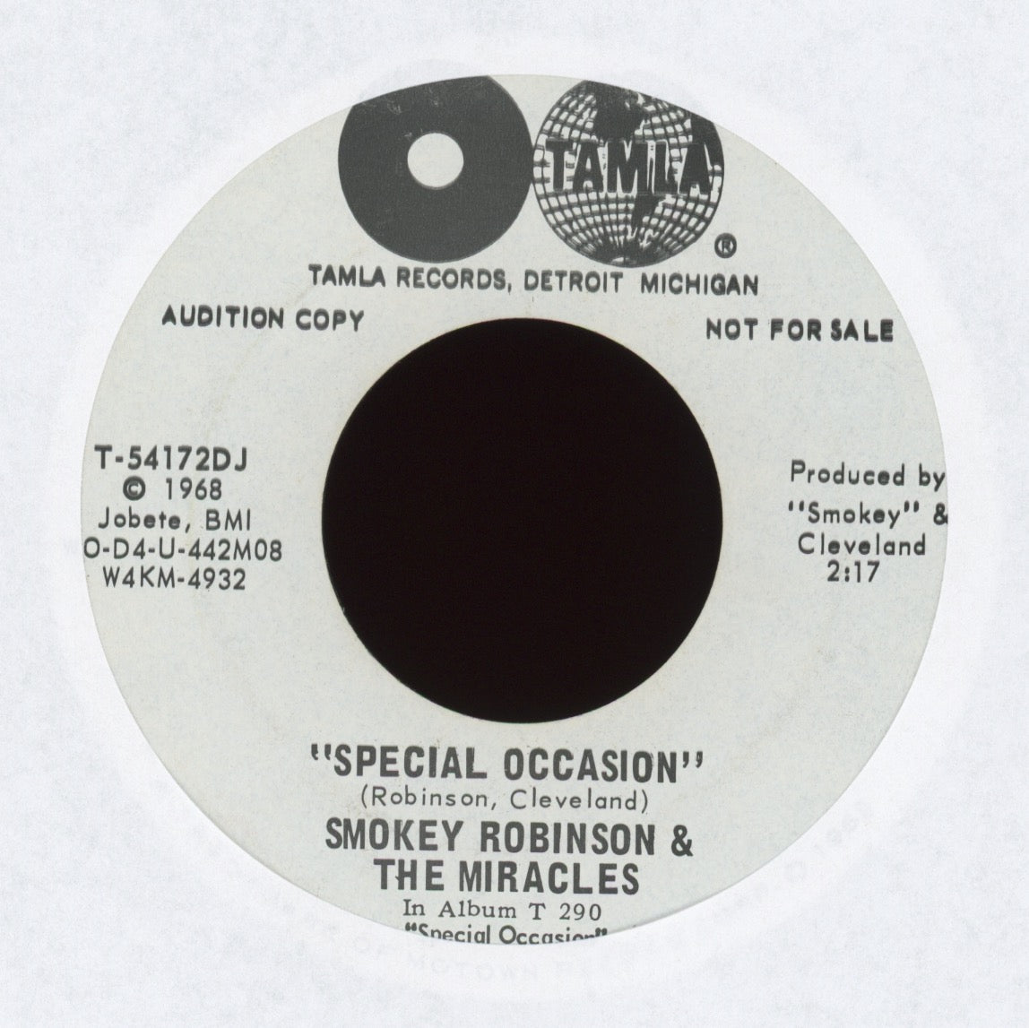 Smokey Robinson - Special Occasion on Tamla Promo