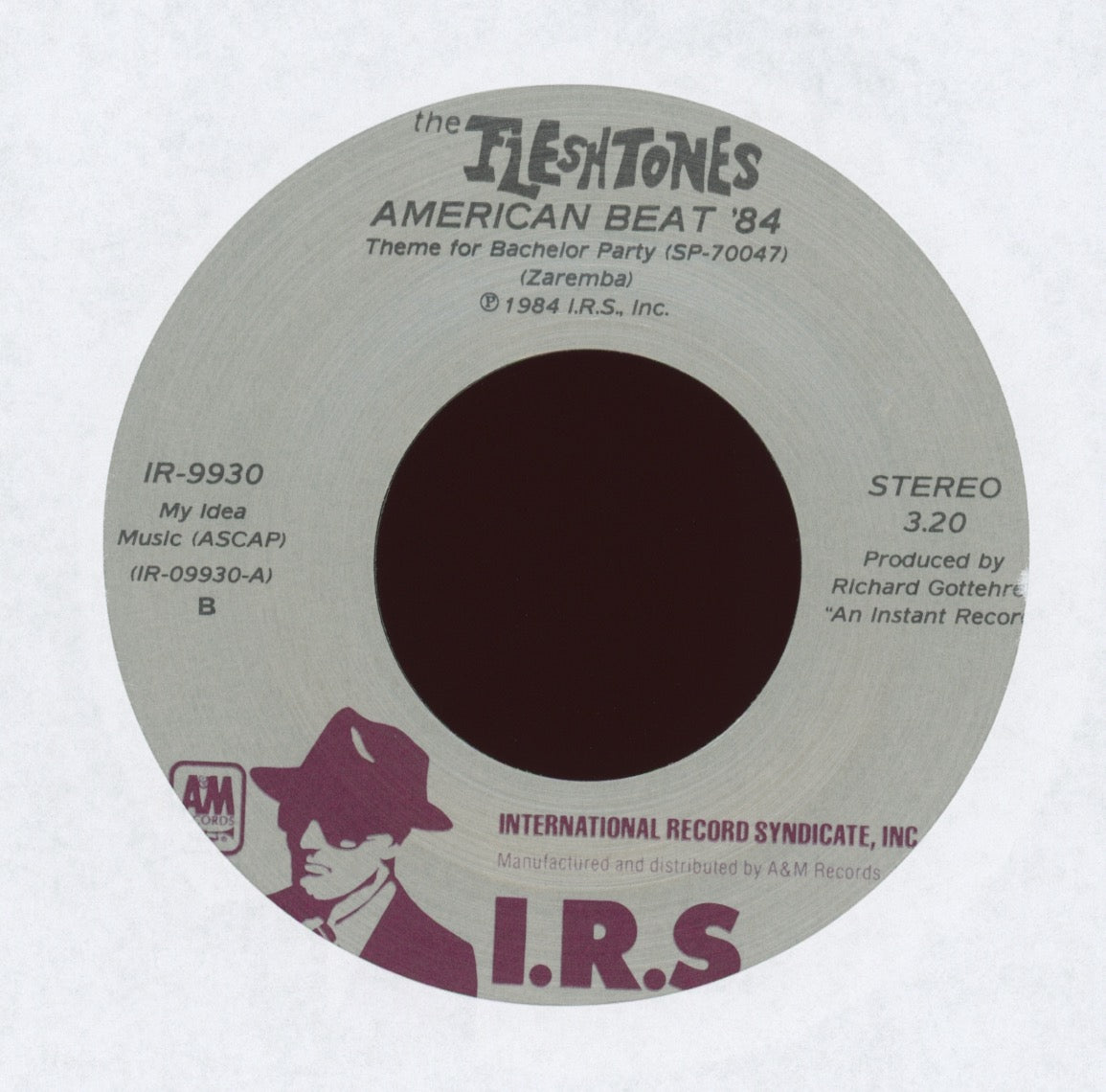 The Fleshtones - American Beat '84 From The Film Bachelor Party on I.R.S. With Picture Sleeve