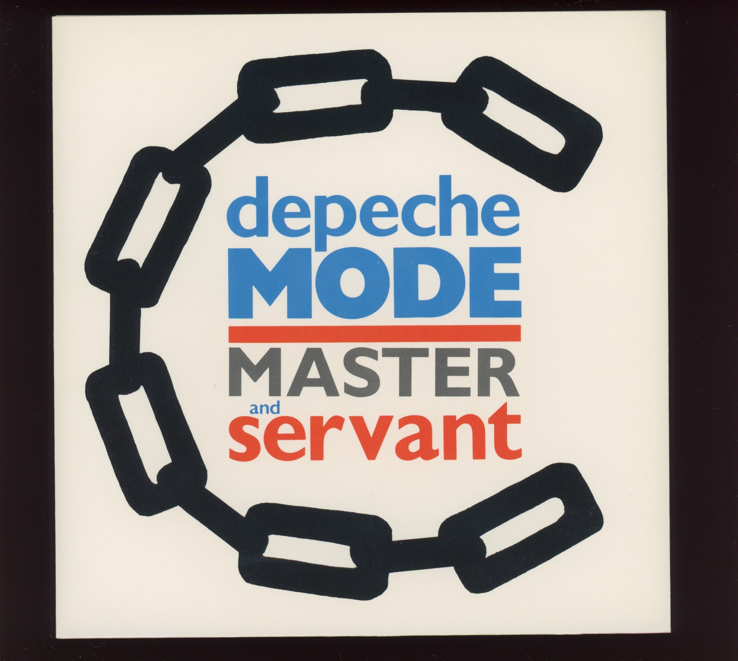 Depeche Mode - Master And Servant on Sire With Picture Sleeve