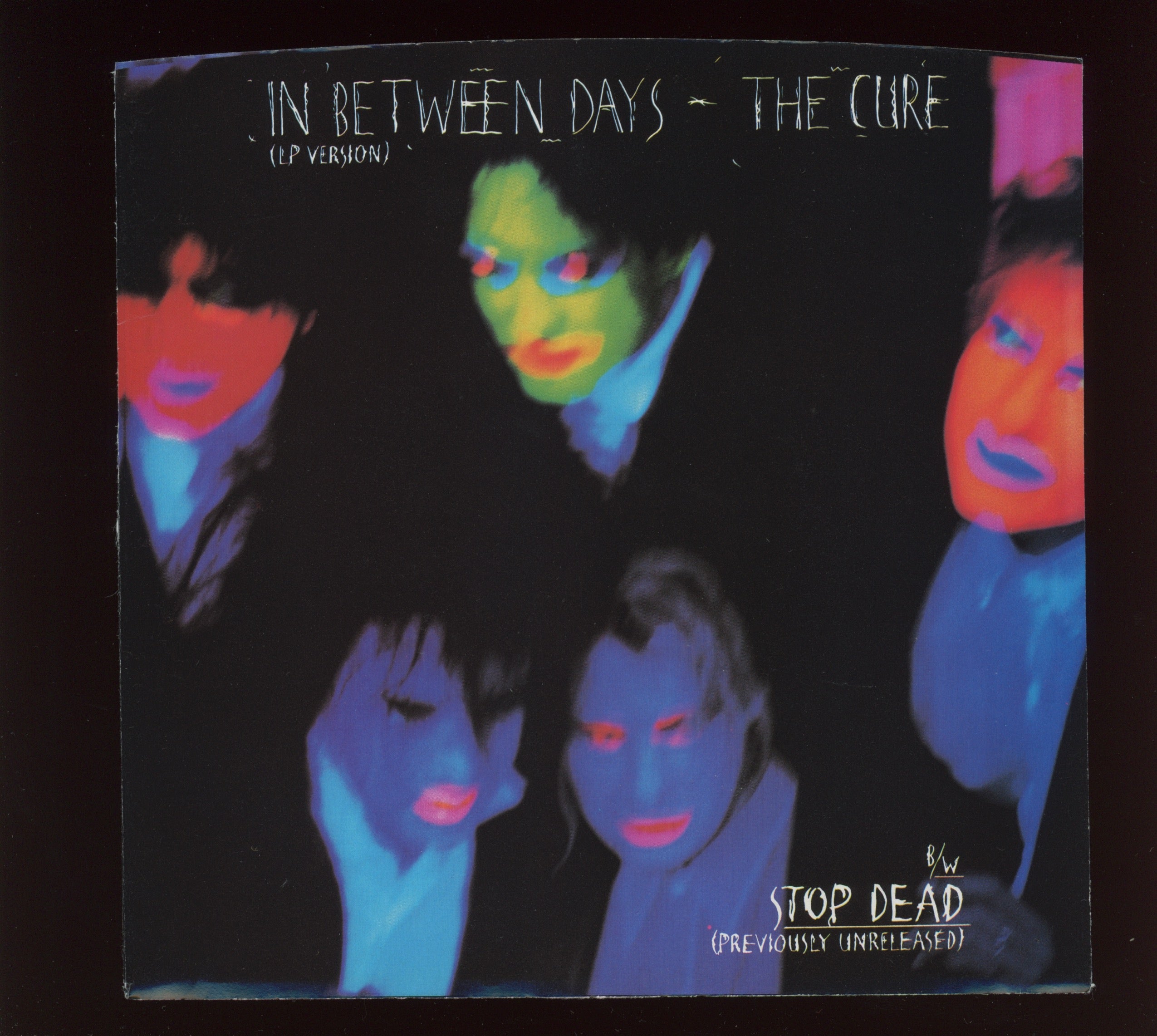 The Cure - In Between Days on Elektra With Picture Sleeve