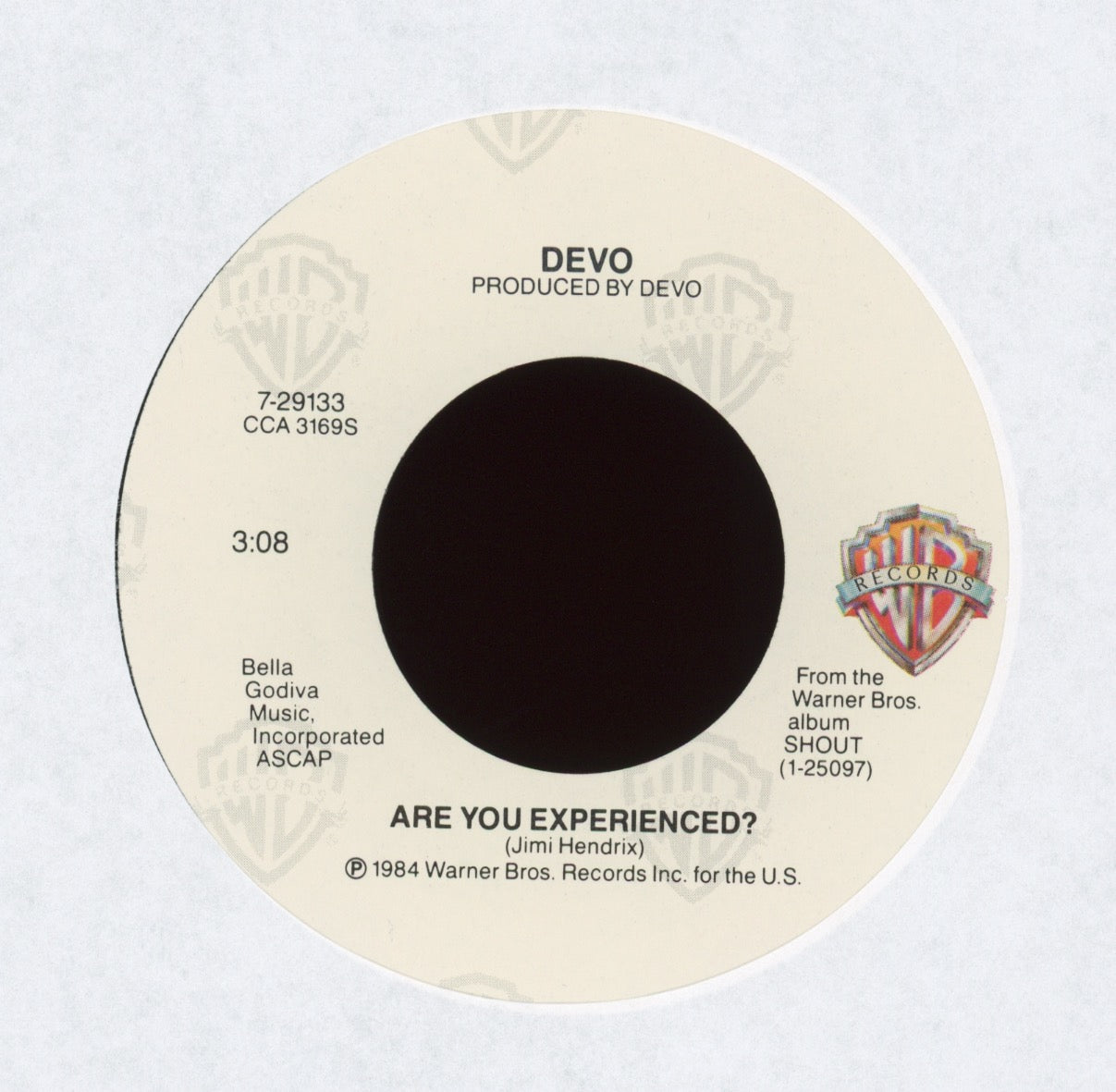 Devo - Are You Experienced? on WB With Picture Sleeve