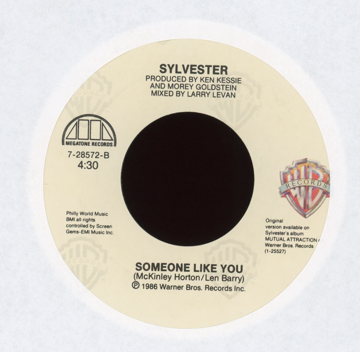 Sylvester - Someone Like You on WB With Keith Haring Picture Sleeve