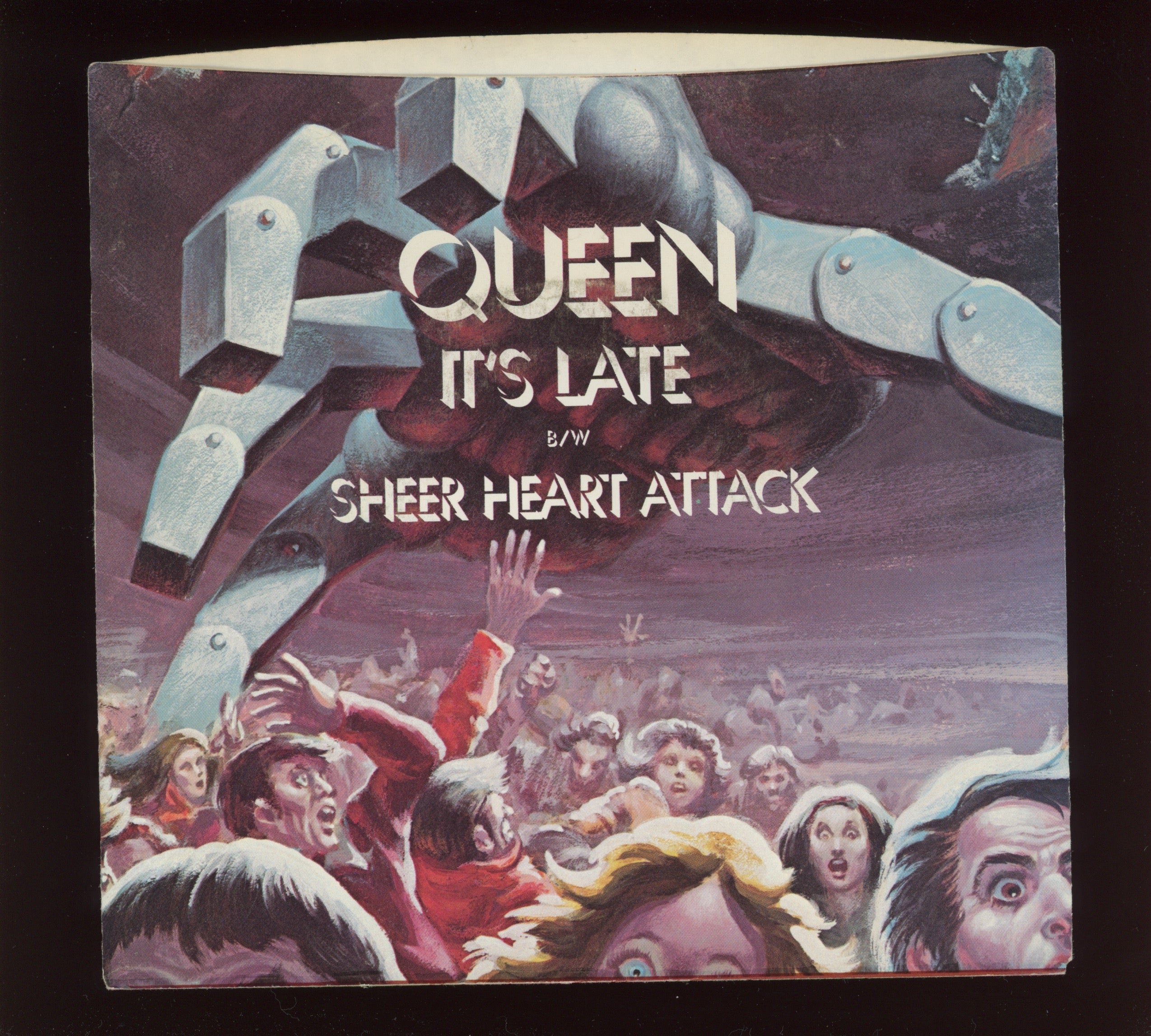 Queen - It's Late on Elektra With Picture Sleeve