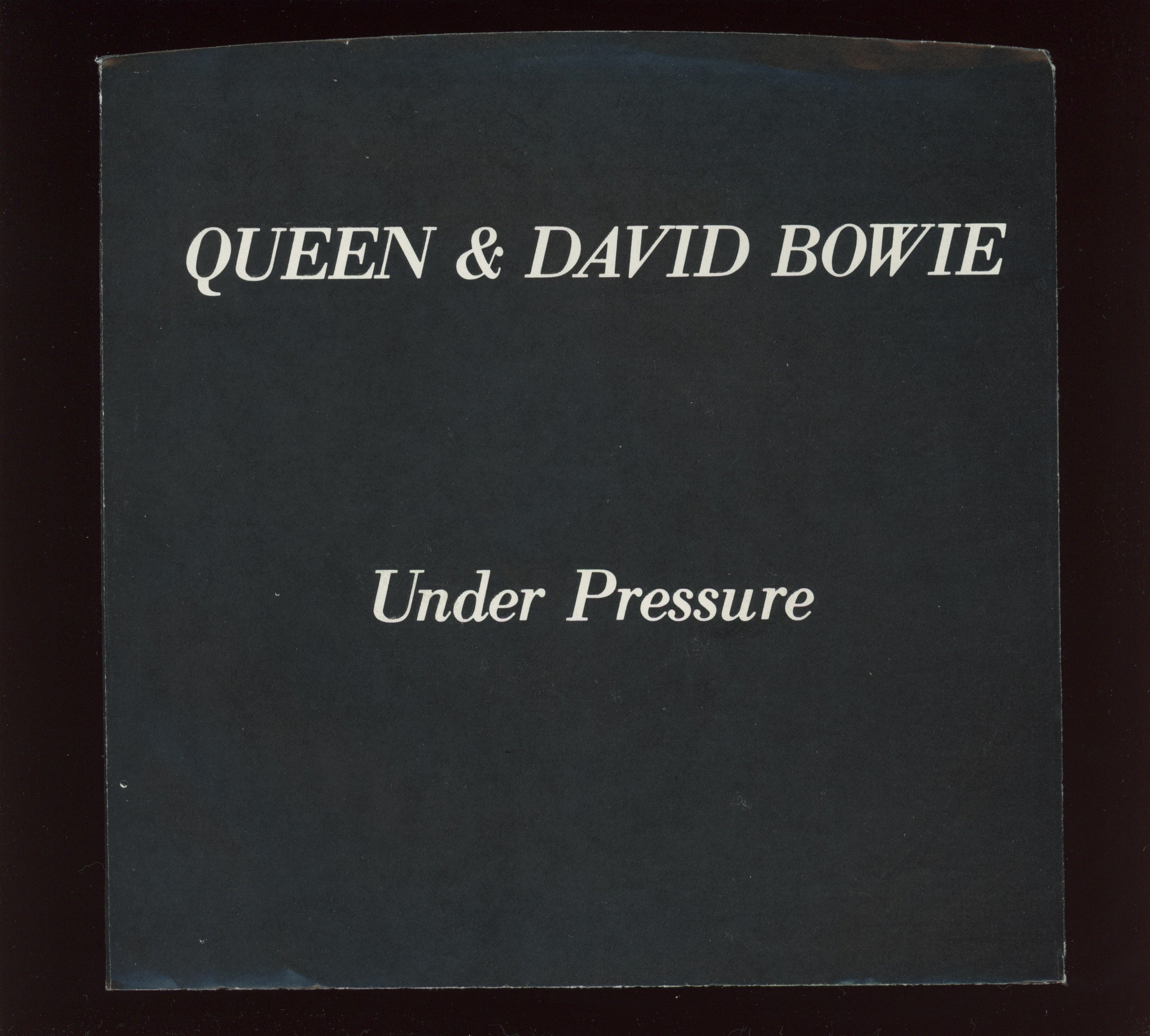 Queen & David Bowie - Under Pressure on Elektra With Picture Sleeve