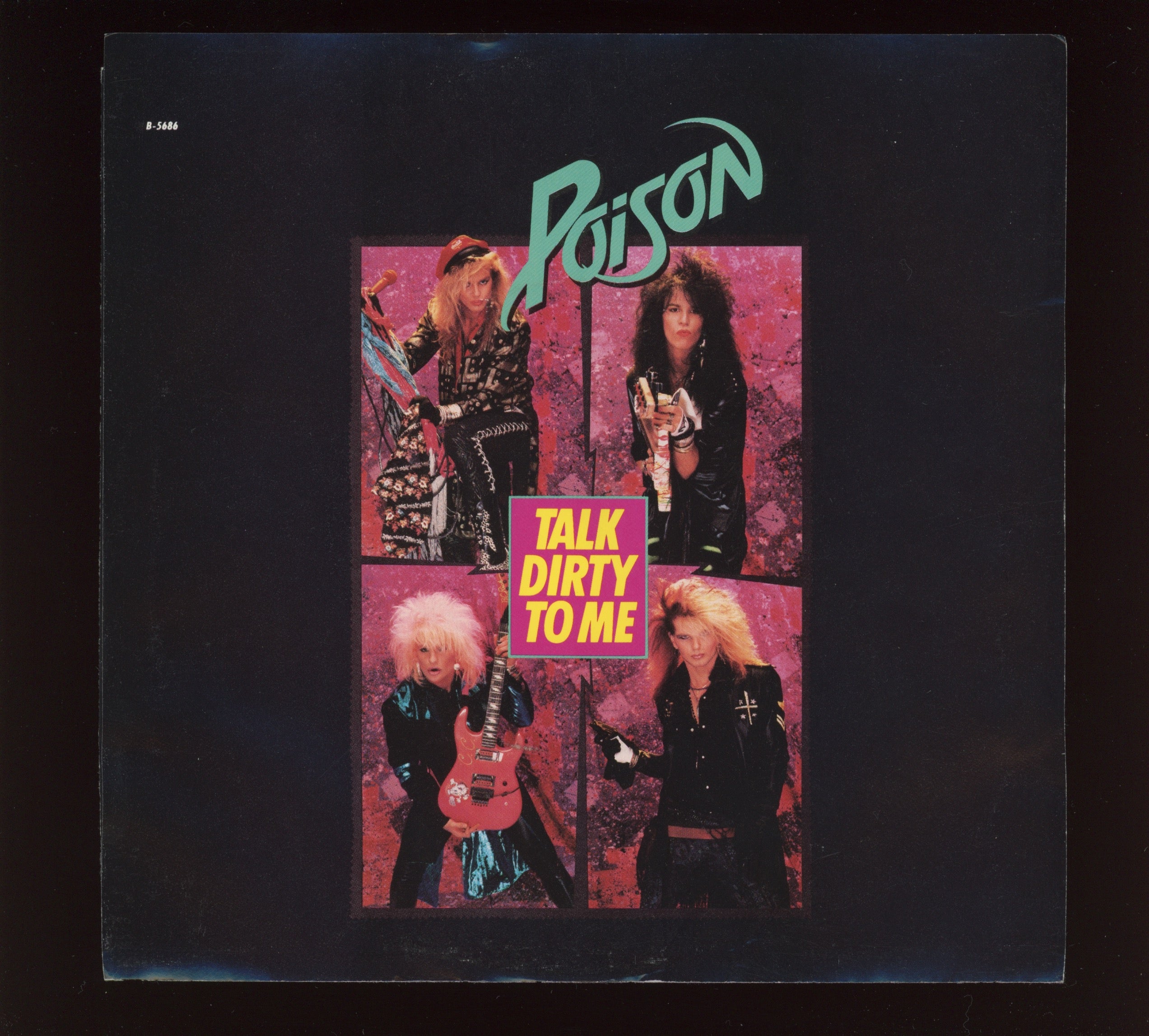 Poison - Talk Dirty To Me on Capitol With Picture Sleeve