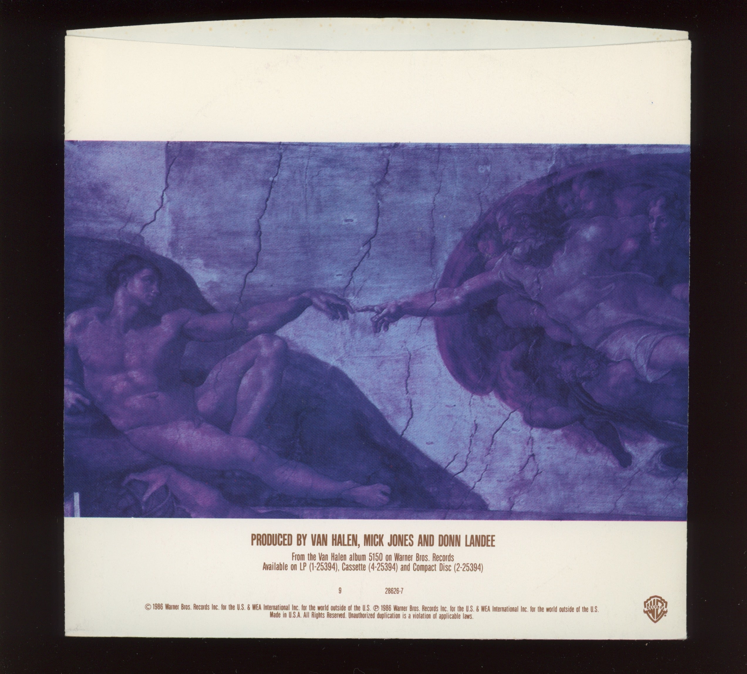 Van Halen - Love Walks In on WB With Picture Sleeve