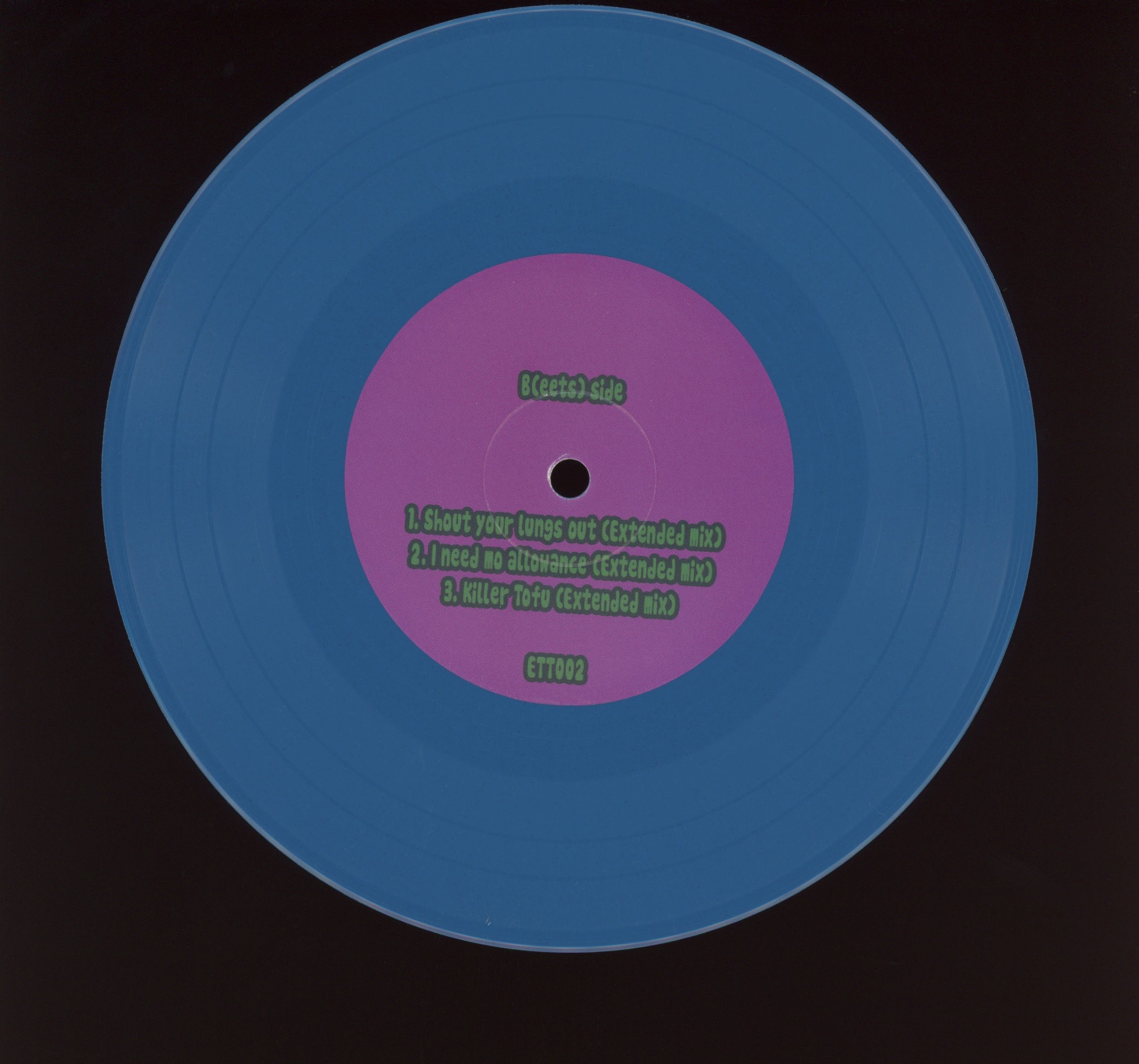 Doug & The Beets - Songs From Bluffington on Enjoy the Toons Limited Porkchop Blue With Gray