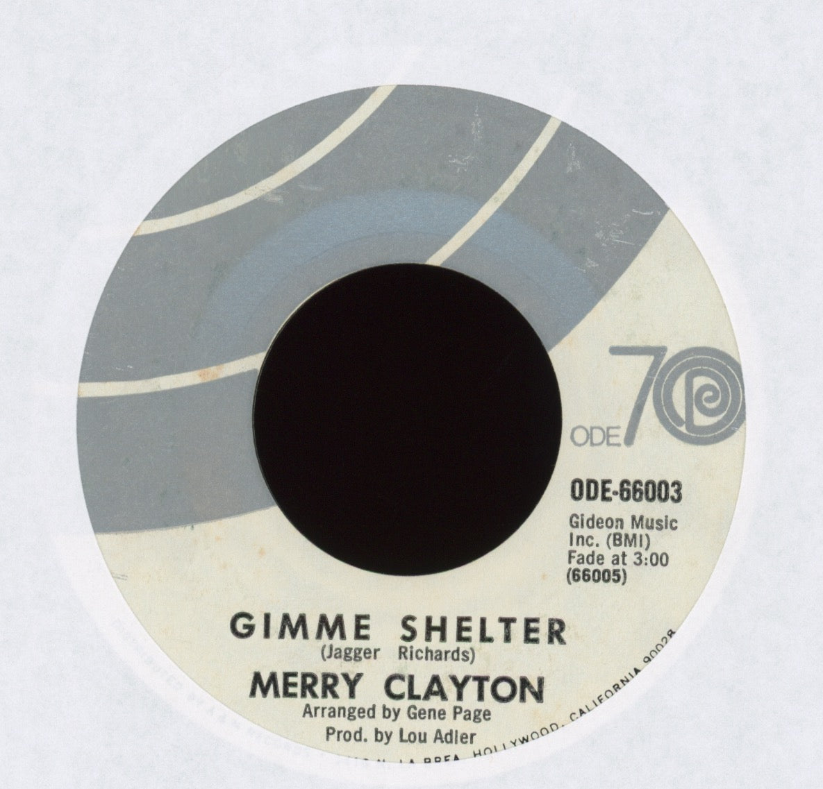 Merry Clayton - Gimme Shelter on Ode