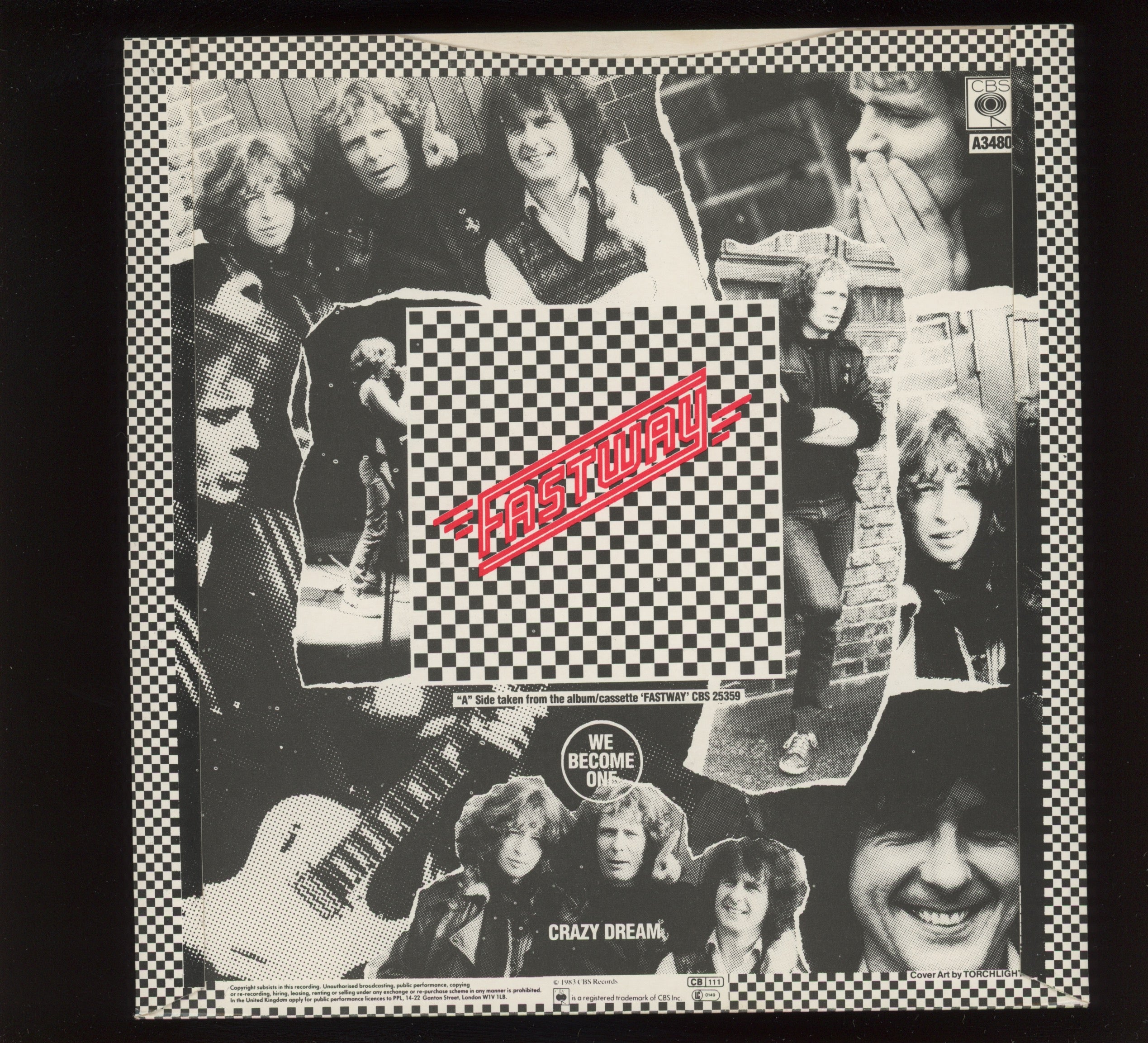 Fastway - We Become One on CBS Dutch Press With Picture Sleeve